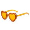 Peach Heart Rhinestone Sunglasses – Y2K INS Style by FitiqueFit