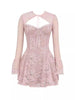 Lace Slimming And Short Dress Ladies