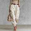 Women’s High-Waist Loose Fit Wide-Leg Casual Trousers by FitiqueFit