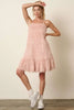 Feather Ruffle Hem Mini Cami Dress For Women – Ruffled Mini Dress, Cami Dress, Flatterting, Feather Detail Dress, Playful Mini Dress, Warm Weather Dress by Stevvex