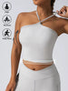 Padded Crop Top Push Up Sports Bra – Seamless Supportive Gym Tank for Women by FitiqueFit