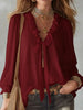 V-Neck Loose-Fit Shirt Top – No-Iron, 8 Colors by FitiqueFit