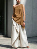 Women's One-Shoulder Asymmetric Sleeveless Top by FitiqueFit