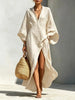 Women's Batwing Sleeve Loose Maxi Resort Dress by FitiqueFit