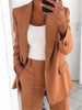 Lapel Blazer & Slim-Fit Trousers Two-Piece Suit – 10 Colors XS–5XL by FitiqueFit