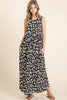 Leopard Maxi Dress with Pockets – Trendy Leopard Print Dress, Pocketed Maxi Dress, Shirred Waist Dress, Comfortable Leopard Dress, Stylish Maxi Dress, Chic Animal Print Dress, Casual Chic Maxi Dress by Stevvex
