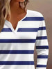 Notched Long Sleeve T-Shirt by Simply Love