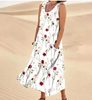 Women's Elegant Floral Print Two-Piece Set – Round Neck Top & Pants by FitiqueFit