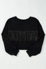 GAME DAY Fringe Long Sleeve Sweatshirt by Wild and Free Boutique