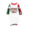 Parent-Child Christmas Homewear Suit Plaid Stitching Printing by My Store