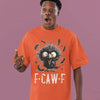 "F-CAW-F" Crow T-Shirt – Funny Black Bird Tee by Dog Mom Hat