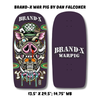 Brand-X WAR PIG Deck 13.5" x 29.5" (PRE-ORDER, FEBRUARY 2027) by Brand-X Skateboards