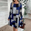 Women's Round Neck Long Sleeve Dress by FitiqueFit