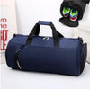 Fitness bag men's sports bag basketball training bag football bag portable travel bag cylinder bag shoulder bag waterproof by My Store