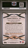 Graded 2014 Topps Platinum Aaron Donald #112 Xfractor Rookie RC Football Card PSA 10 Gem Mint