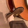 Women's British-Style Gold Coin Loafers | Block Heel Leather Slip-Ons by FitiqueFit