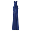 Women's Fashion Hanging Collar Silk Satin Dress