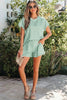 Green Polka Dot Print Short Set by Wild and Free Boutique
