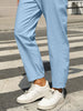 Elastic Waist Tapered Pants