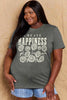 Simply Love Full Size CREATE HAPPINESS Graphic Cotton T-Shirt by Simply Love