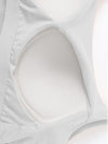 Scoop Neck Cropped Cami with Chest Pads
