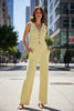 Beach Bohemian Wide-Leg Pants Set | Sleeveless Two-Piece by FitiqueFit