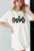 Sequin Round Neck Short Sleeve Oversized T-Shirt by Simply Love