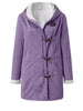 Full Size Pocketed Long Sleeve Hooded Toggle Jacket – Stylish & Functional Outerwear for Women by Stevvex