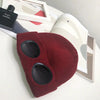 Women’s Pilot Wool Knit Hat – Winter Warm Knitted Aviator-Style Hat by FitiqueFit