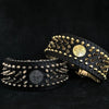 ''Imperium'' hand stitched 8 cm wide show collar by Bestia Dog Gear
