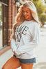 Blue Vintage Washed GAME DAY Graphic Baggy Sweatshirt by Wild and Free Boutique