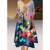 Fashion Long Sleeve Casual Loose Dress for Women - Summer Fashion Dresses for Women by Stevvex
