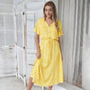 2021 Fashion Summer Dress Women Polka Dot Print High Waist Vintage Dresses - Luxury Fashion Dresses For Women by Stevvex