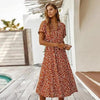 2021 Fashion Summer Dress Women Polka Dot Print High Waist Vintage Dresses - Luxury Fashion Dresses For Women by Stevvex