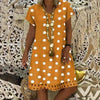 Stylish Summer Dress Loose Ladies Orange Yellow Summer Dresses For Women - Women Cute Outfits by Stevvex