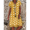Stylish Summer Dress Loose Ladies Orange Yellow Summer Dresses For Women - Women Cute Outfits by Stevvex