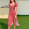 New Women Summer Fashion Square Neck Dress - Fashion Cute Dresses for women by Stevvex