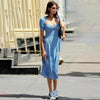 New Women Summer Fashion Square Neck Dress - Fashion Cute Dresses for women by Stevvex
