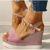 2021 New Women Summer Sandals Studded Detail Luxury Shine Design Casual Womens Shoes by Stevvex