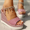 2021 New Women Summer Sandals Studded Detail Luxury Shine Design Casual Womens Shoes by Stevvex