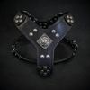 The ''Eros'' harness black Medium Size by Bestia Dog Gear