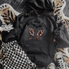BLACK Bat shit crazy hoodie (finished product) by Madness & Mayhem LLC