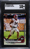 Graded 2025 Topps Bowman U Now Gunner Stockton #12 Rookie RC Football Card SGC 10 Gem Mint by Hall of Fame Sports Memorabilia
