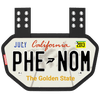 Phenom Elite Football Back Plate - California by Phenom Elite Brand