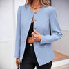 Women’s Round Neck Button Cardigan – Long Sleeve Classic Knit Sweater by FitiqueFit