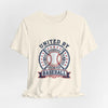 United by Baseball Tee | Patriotic Baseball Shirt, Vintage Red White Blue by Tristan’s Treehouse