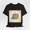 Retro Travel Postcard Tee | passport stamp, wanderlust design by Tristan’s Treehouse