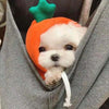 Fruit Dog Clothes Two-legged Hooded Outfits Green Fleece Clothing Autumn Winter Hoodies by My Store