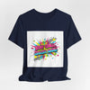 Stay Chill Crash Hard Tee | meltdown shirt, neon skate graffiti by Tristan’s Treehouse