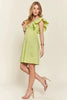 Smocked Back Ruffled Cap Sleeve Babydoll Dress For Summer – Feminine, Flattering, Comfortable, Playful Charm by Stevvex